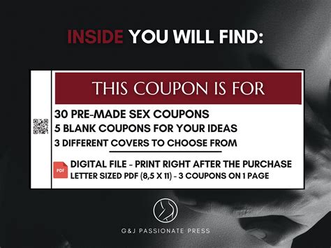 Submissive Coupons For Master Printable Kinky Bdsm Sex Coupons For Him