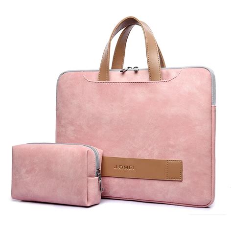 13.3 14 15.6 "PU Leather Waterproof Case Laptop Bag for Women, Hand ...