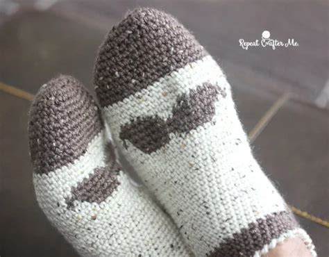 Free Crochet Slipper Socks Patterns Crochet Scout