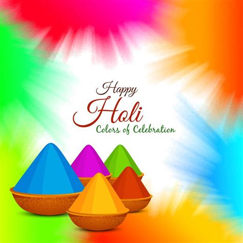 Abstract Colorful Happy Holi Background Vector Art At Vecteezy