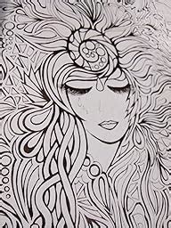 Fanciful Faces Coloring Book Creative Haven Miryam Adatto Creative