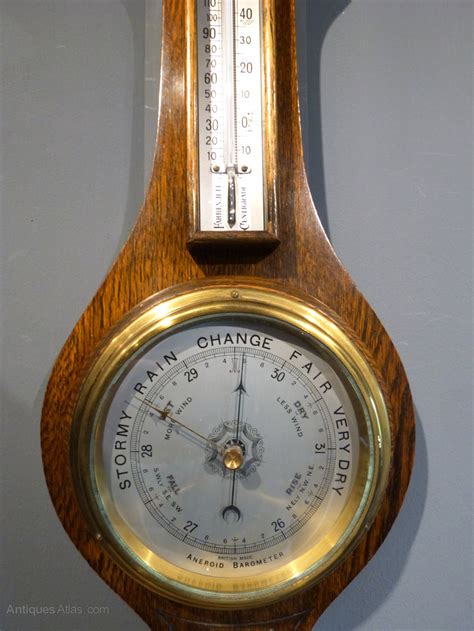 Antiques Atlas Edwardian Oak Barometer