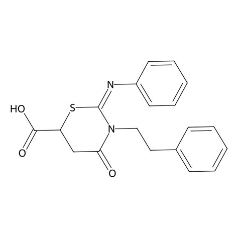 Buy Oxo Phenethyl Phenylimino Thiazinane Carboxylic Acid