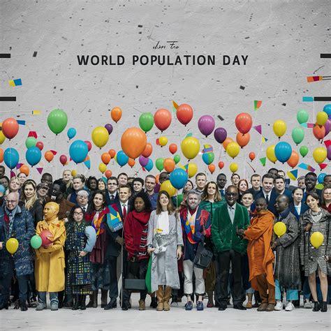 Premium Photo Illustration Of World Population Day Concept 11july