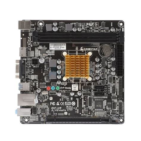 MAINBOARD BIOSTAR A68N 2100K CPU AMD E1 6010 DUAL CORE ประกน 3Y เมน