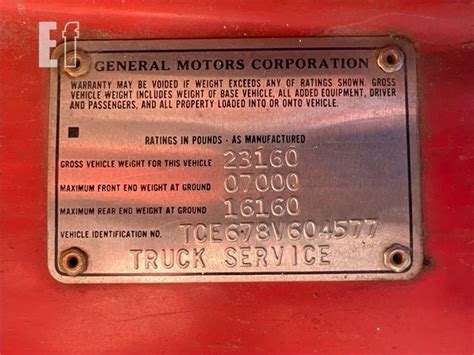 1978 Gmc Topkick C6500 Auctions Equipmentfacts