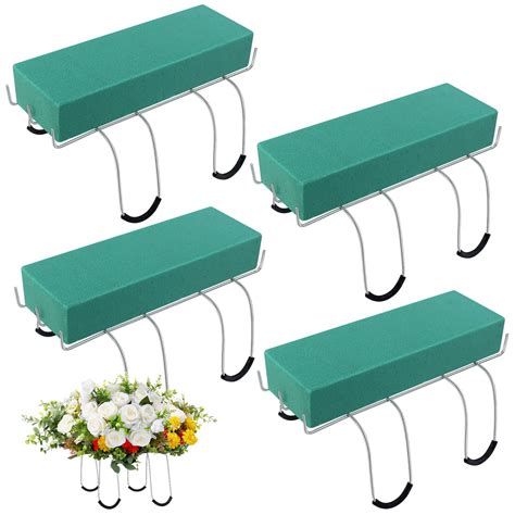4 Pack Headstone Flower Saddle 12 Inch Gravestone Saddle