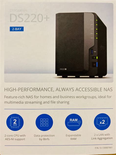 Synology Ds220 Overview