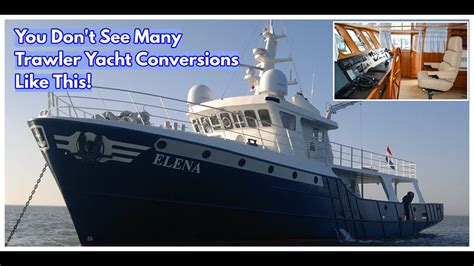 Is This The Best Trawler Yacht Conversion Out There Youtube