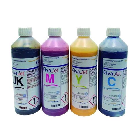 Tintas Para Sublimaci N Sensient Peso Ml Colores Cyan