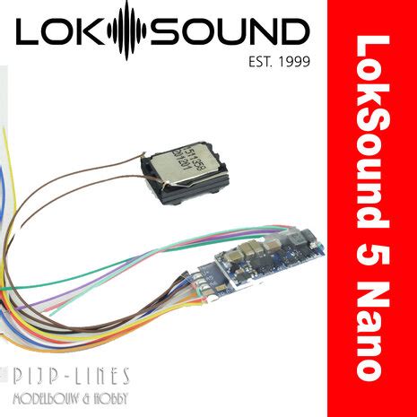 Esu Loksound Nano Met Losse Kabelboom Pijp Lines Modelbouw