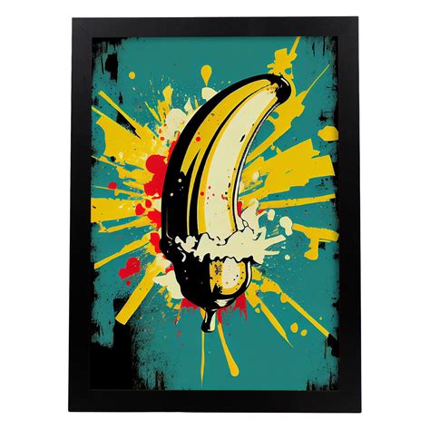 Nacnic Banana Di Poster Di Frutta E Verdura Colorate Stampe Di Poster