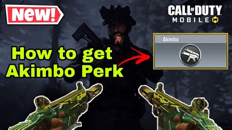 How To Get Akimbo Perk Easily In Cod Mobile Double Weapon Perk In Cod