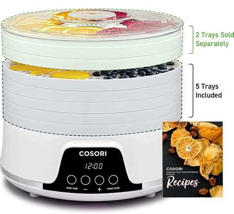 Cosori Electric Kitchen Food Dehydrator Machine 5 Stackable Bpa Free