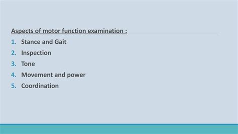 Motor Function Ppt Download