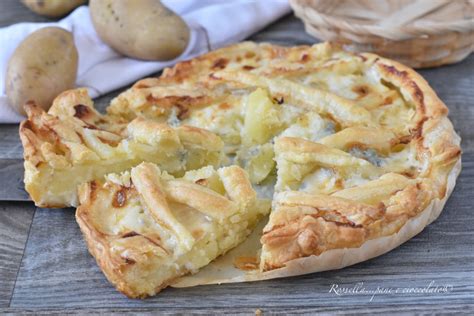 TORTA Salata PATATE E Gorgonzola La Ricetta Con Pasta Sfoglia Veloce