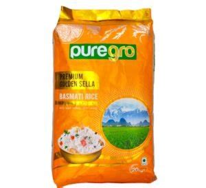 Puregro Golden Sella Basmati Rice Kg Africangrocersuk