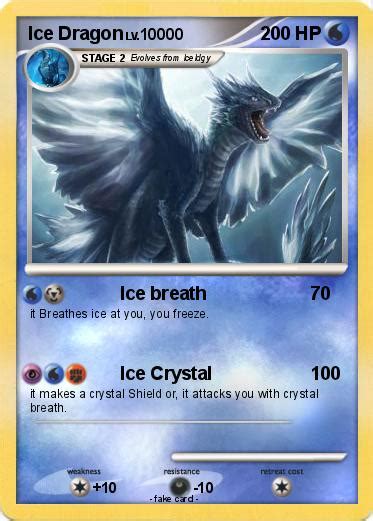 Pokémon Ice Dragon 307 307 - Ice breath - My Pokemon Card