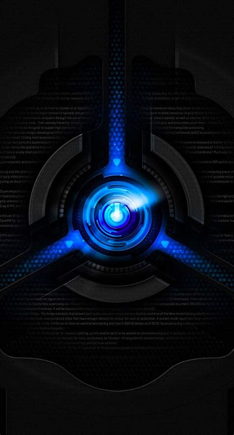 Cool Blue And Black Black And Blue Technology Hd Phone Wallpaper Pxfuel