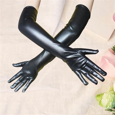 Long Leather Gloves For Women