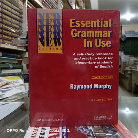 Jual Erlangga Original Essential Grammar In Use With Answers Second