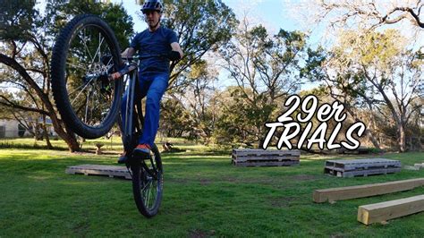 Mtb Trials On A 29er Youtube