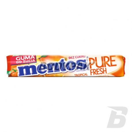 Mentos Pure Fresh Tropical Sugarfree Gumy Do Ucia O Smaku Owoc W