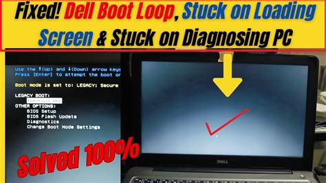 How To Fix Dell Boot Loop Stuck On Loading Screen And Stuck On