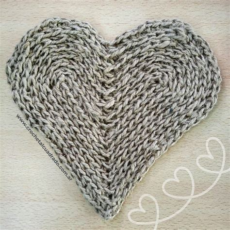 Guirnalda De Corazones Al Crochet Crochet Al Cuadrado