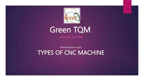 Types of CNC Machine | PPT