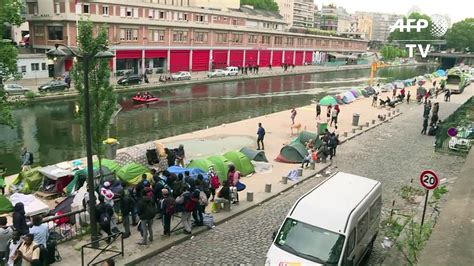 Paris Vacuation Du Camp De Migrants Du Canal Saint Martin Vid O