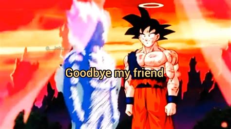 Goku S Sad Farewell To Vegeta Touch Dbz Edit Youtube