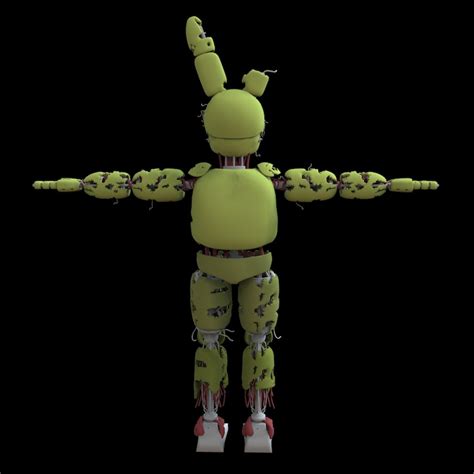 Fnaf Springtrap Armadura Portátil De Cuerpo Completo Con Etsy México