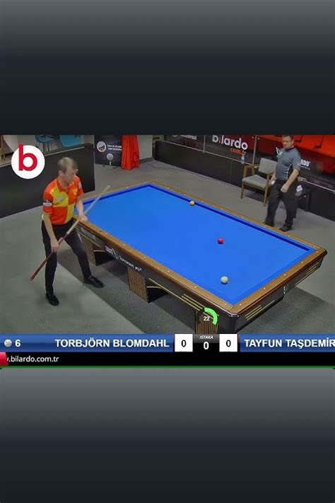 3 Cushion Billiards TorbjÖrn Blomdahl Vs Tayfun TaŞdemİr High Run 11