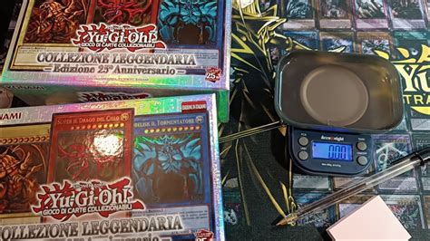 Yu Gi Oh Vs Bilancia Peso Le Bustine Della Collezione Leggendaria