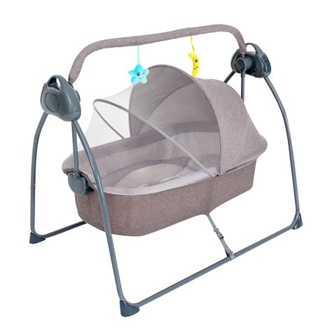 Miduo Newborn Portable Cradle Bouncer Rocker Seat 5 Speeds W Remote