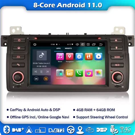 Core Android Autoradio Gps Navi Dab Carplay Bmw Series E Rover