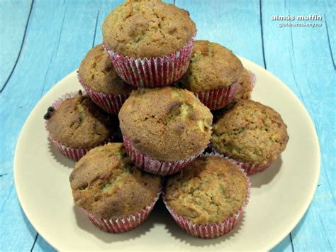 Almás gluténmentes muffin gluténmentes sütemény receptek