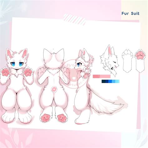 Custom Furry Artistry Fursuit Commission Furry Art Furry Vtuber Kemono