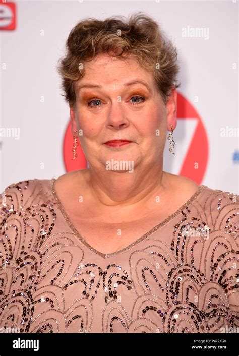 Anne Hegerty Attending Tv Choice Awards Held Hilton Hotel Hi Res Stock