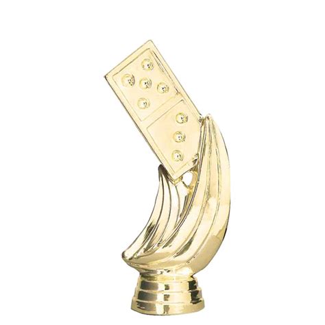 Gold Domino Figures Domino Trophies Dinn Trophy