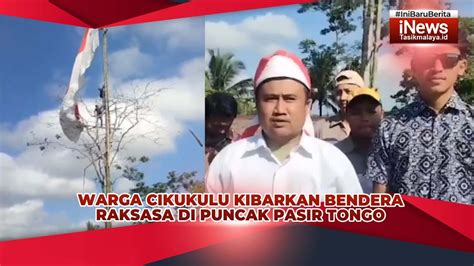 HUT RI Ke 78 Warga Cikukulu Tasikmalaya Kibarkan Bendera Merah Putih