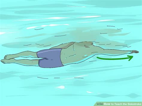 How To Teach The Sidestroke With Pictures Wikihow