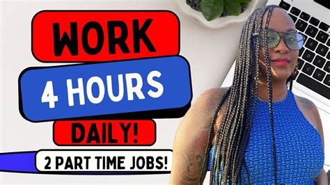 🤗 Work 4 Hours A Day Part Time New Part Time Work From Home Jobs Hiring Now Youtube