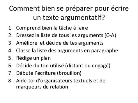 Texte Argumentatif Secondaire 5 Franais De Base Le