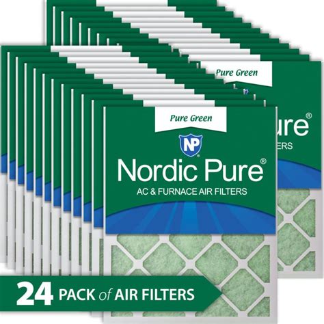 Home Furnace Air Filter 14x20x1 Pure Green Hvac Ac Replacement