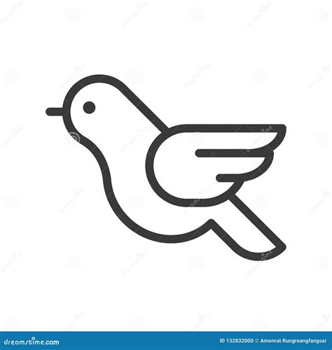 Flying Robin Animation Sprite Sheet Cartoon Vector