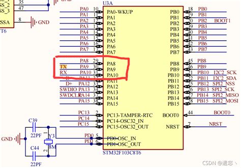 Stm32学习笔记 二、基于stm32f103c8t6和stm32cubemx实现uart串口通信数据收发 Stm32f103c8t6串口收发数据 Csdn博客