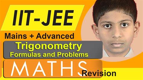 Iit Jee Mains And Advanced Trigonometry Important Formulas And Previous