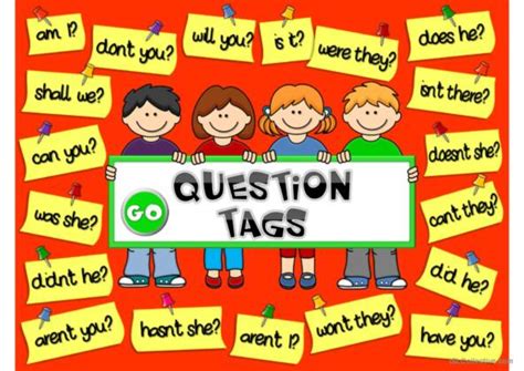 Question Tags English Esl Powerpoints